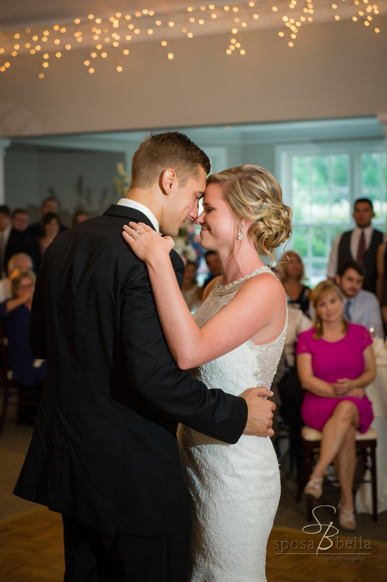  After toasts, Courtney &amp; Chris had their first dance as husband and Wife to "Heaven's Knife" By Josh Garrels 