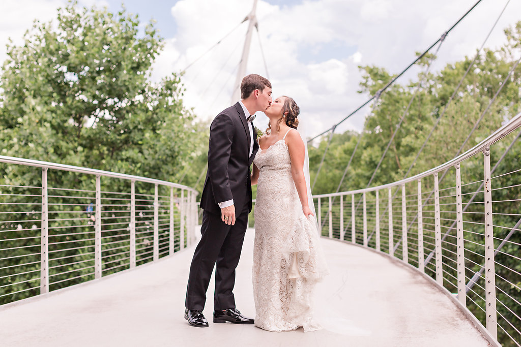  Falls Park is the perfect wedding picture backdrop! 