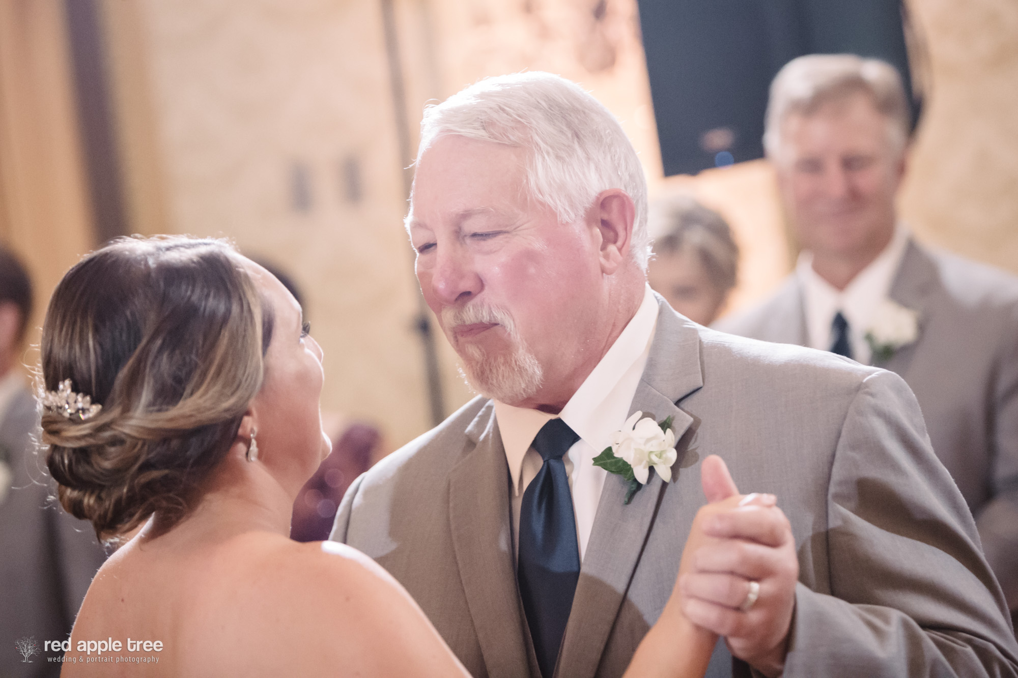  Laura and her dad's special dance was to "I Believe in You" by Steven Curtis Chapman. The look on their faces says it all. 