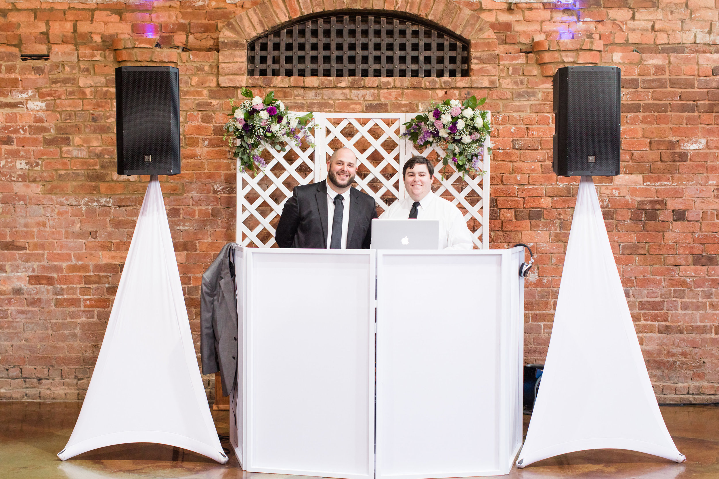  Alex and Will were the DJ's for their wedding celebration. 
