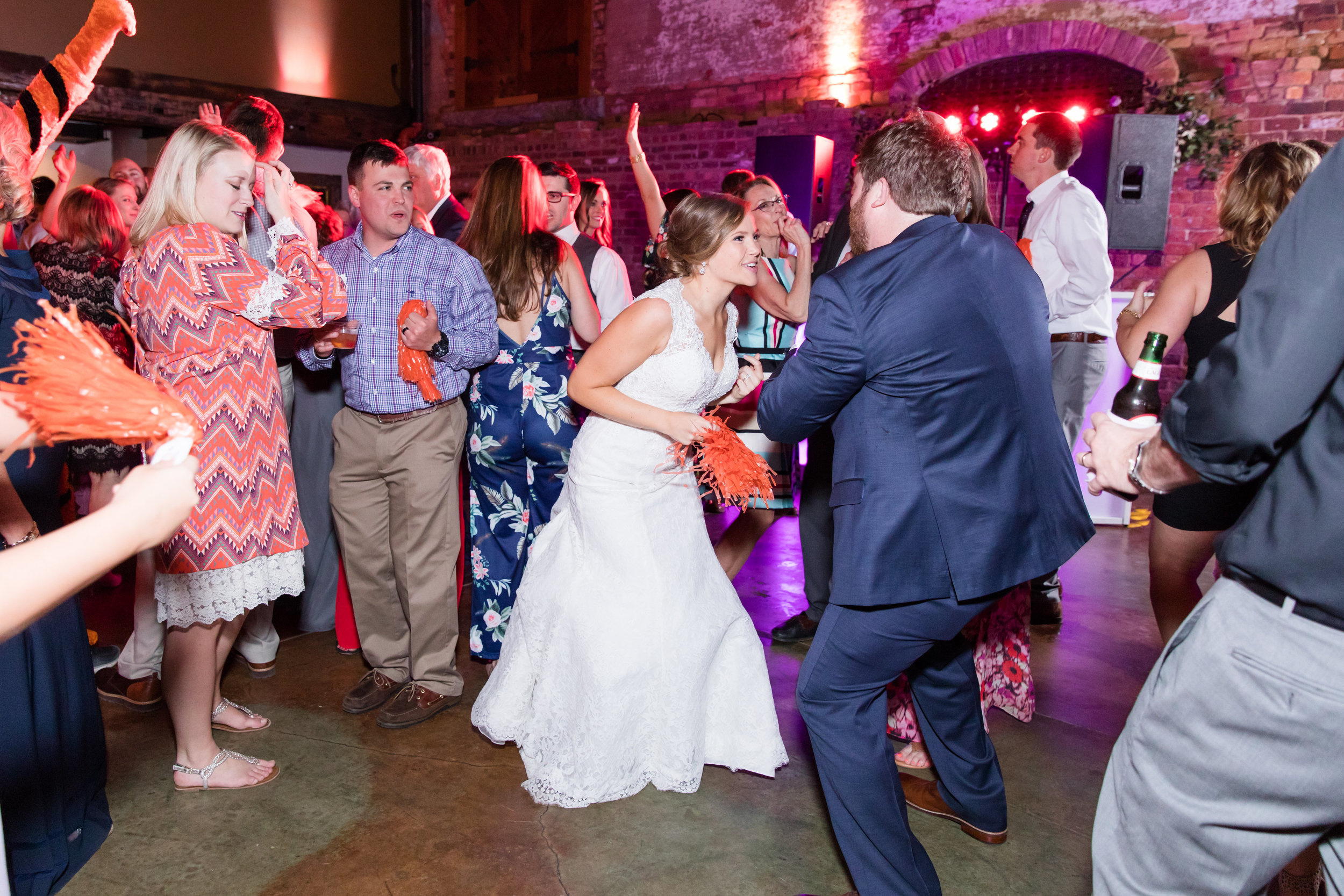  Packing dance floors…it’s our thing! Megan and Ben had such a fun wedding DJ with Chris. 